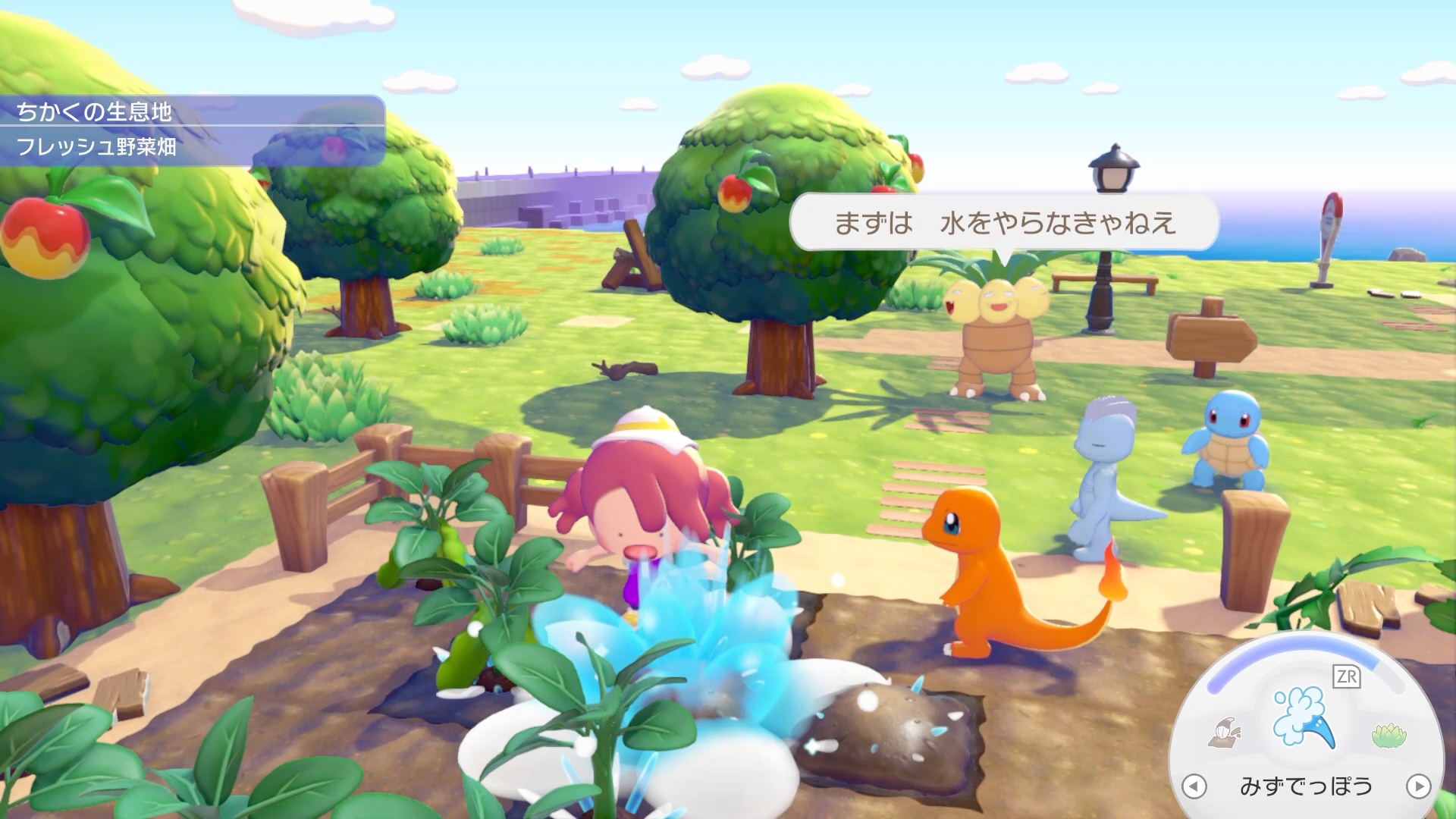 『ぽこ あ ポケモン』試遊レポート：生息地を作ってポケモンと出会ってわざを覚えて街作り！